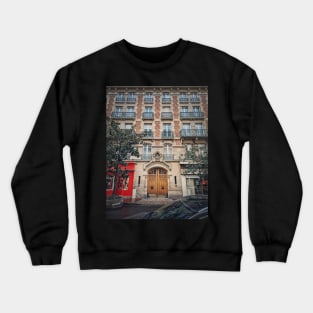 Parisian building facade Crewneck Sweatshirt